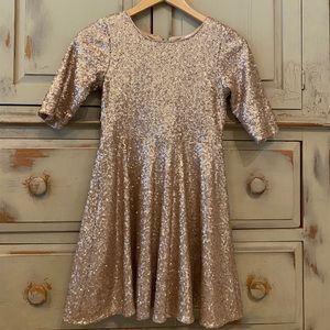 Girls Sequin Special Occasion Dress